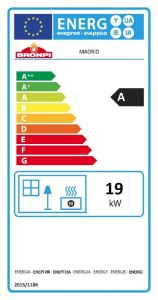 Bronpi MADRID - krbová vložka s ventilátorem