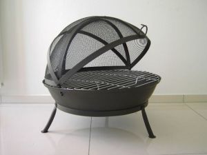 Litinové ohniště s grilem FUOCO BBQ Globe-Fire